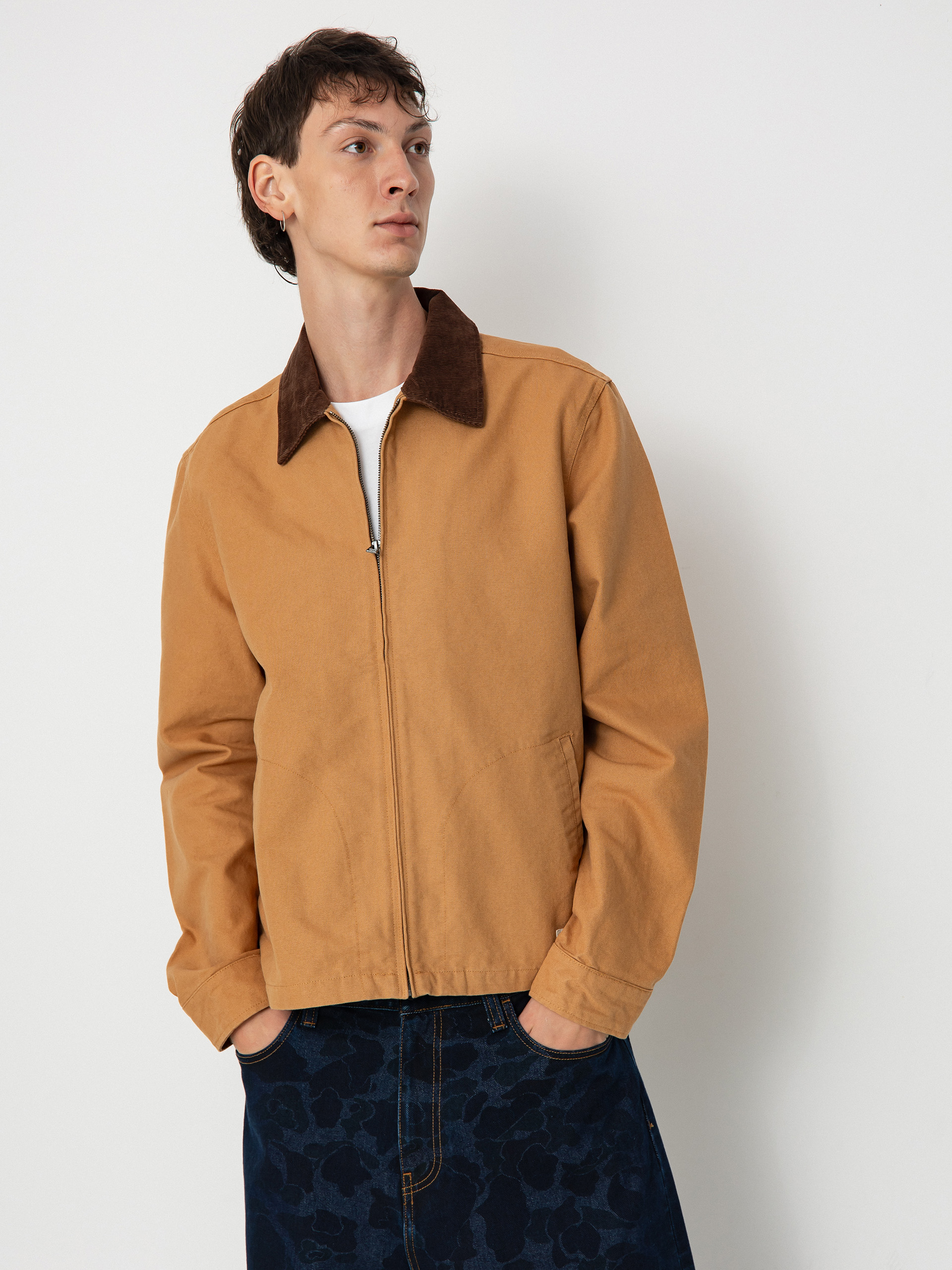 Куртка Brixton Mechanic Garage Zip (tobacco brown)