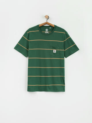 Футболка Element Basic Pocket Label (trekking green stripes)