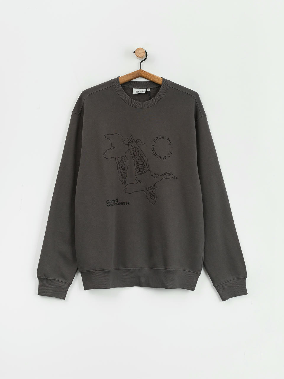 Світшот Carhartt WIP Flying Ducks (graphite)