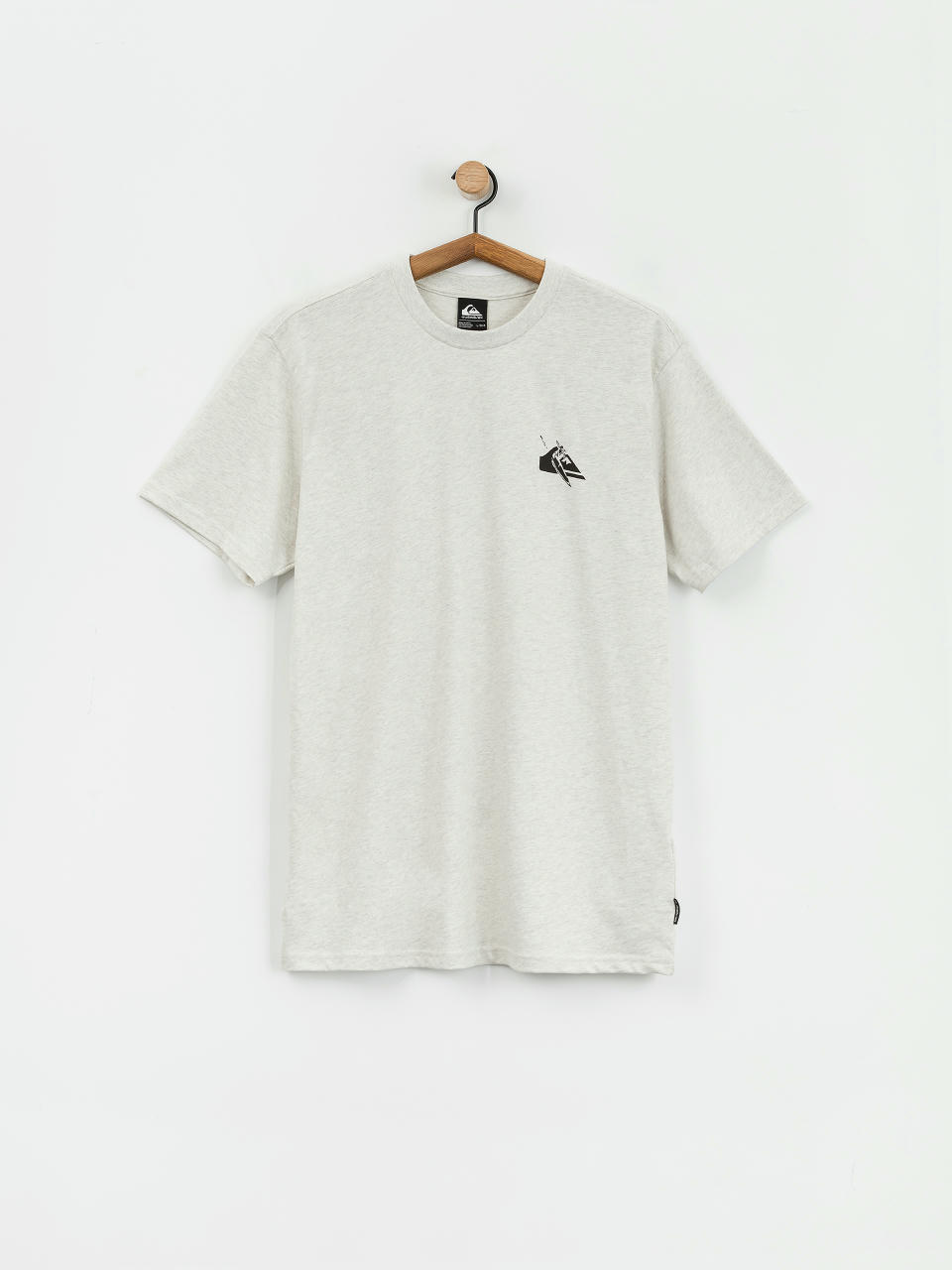 Футболка Quiksilver Qs Petroglyph Logo Dna (snow heather)