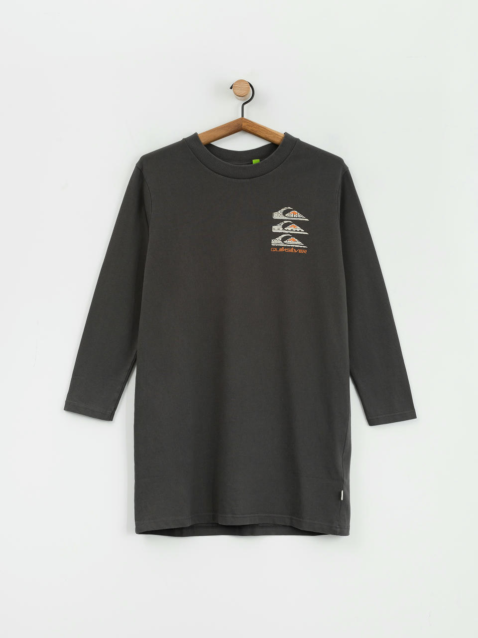 Лонгслів Quiksilver Uni Ls Tee Dress Wmn (tarmac)