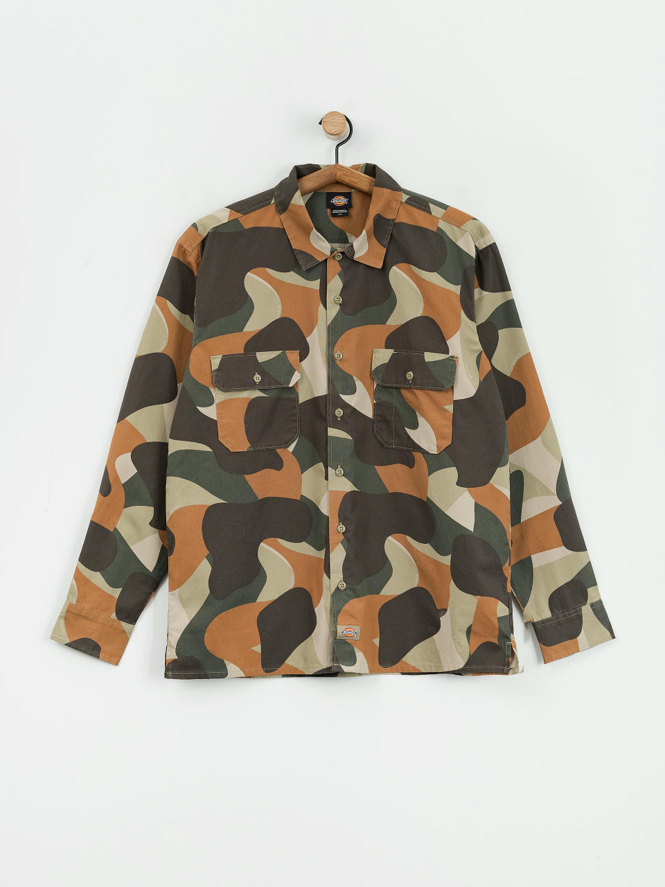 Сорочка Dickies Camo Canvas Work (imperial green)