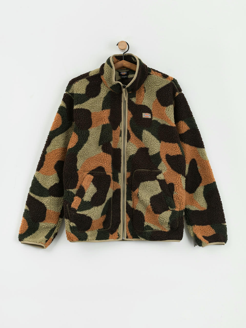 Чоловічий Флісовий светр Dickies Mount Hope Camo (imperial green)