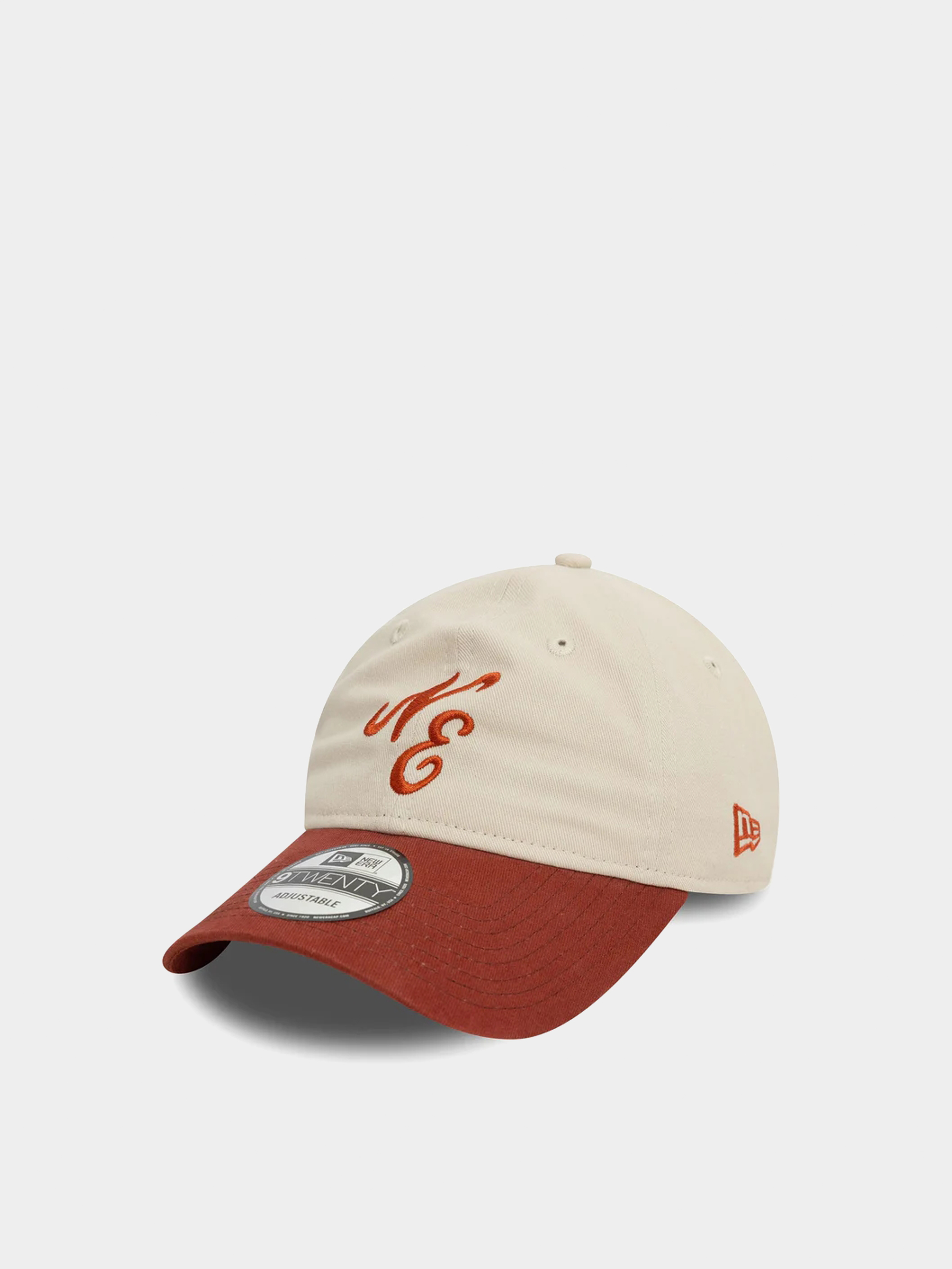 u041au0435u043fu043au0430 New Era Peached Cotton 9Twenty (brick/white)