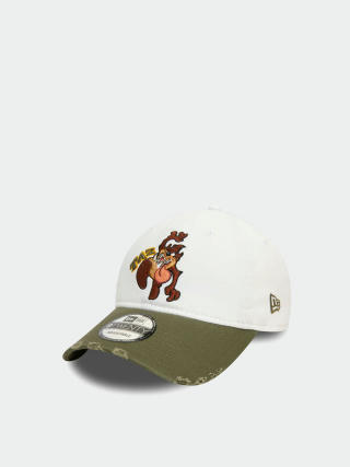 Кепка New Era Warner Bros Washed 9Twenty Taz (khaki/white)