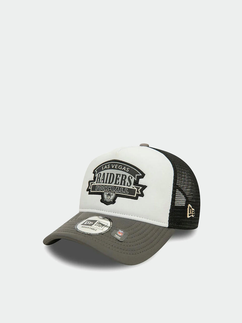 Кепка New Era Nfl Trucker Las Vegas Raiders (grey/black)