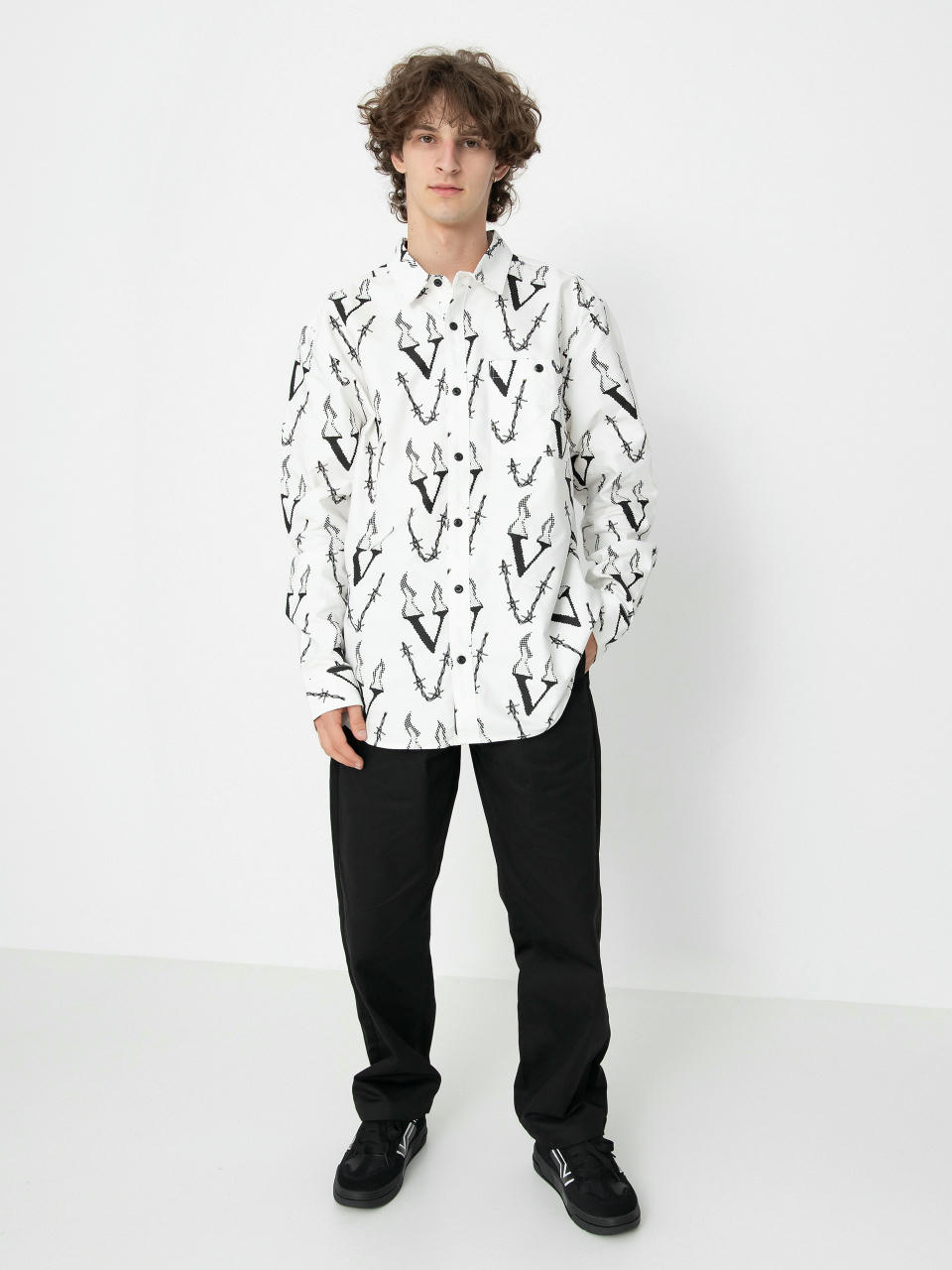 Сорочка Volcom Fergadelic Woven Ls (white)