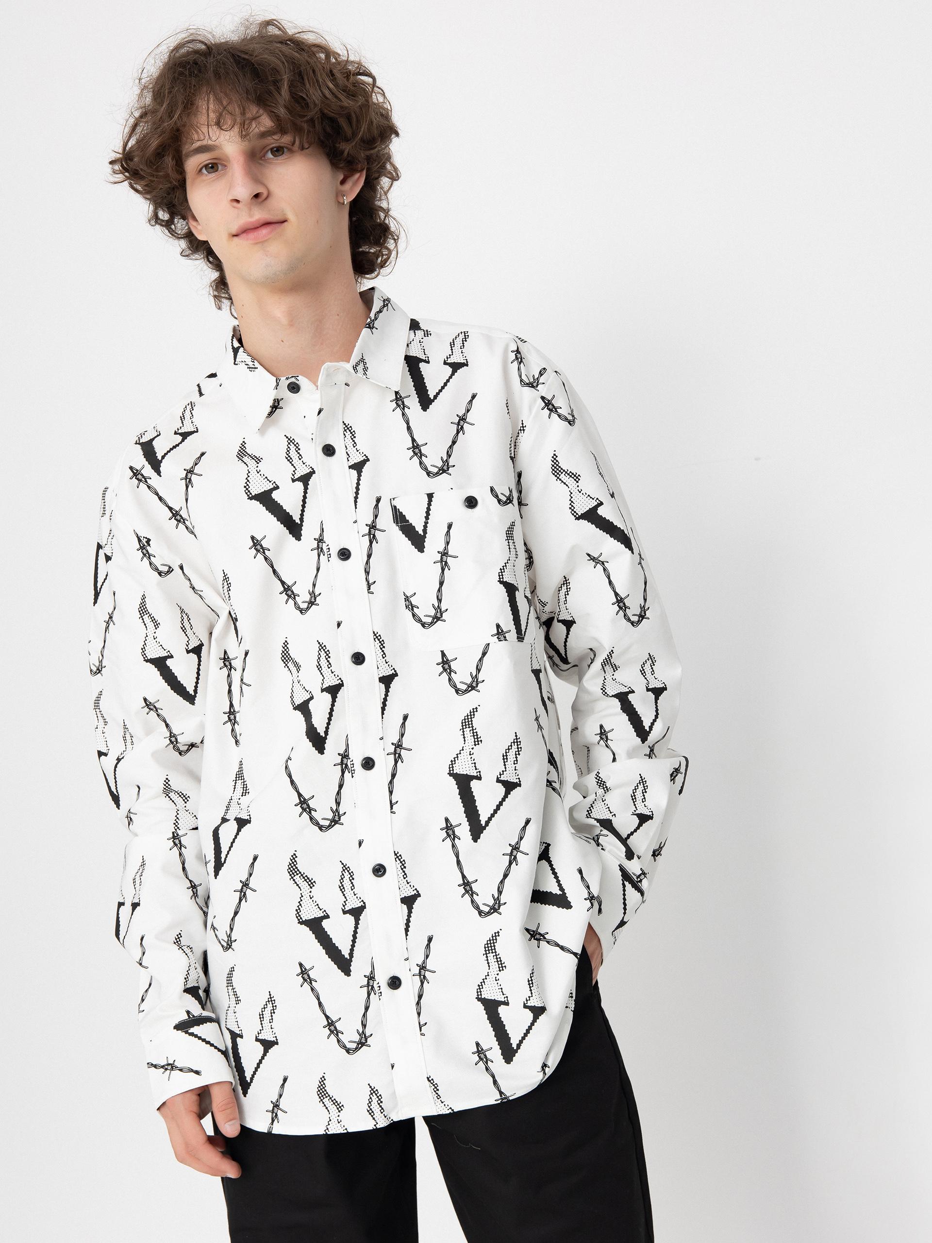 Сорочка Volcom Fergadelic Woven Ls (white)