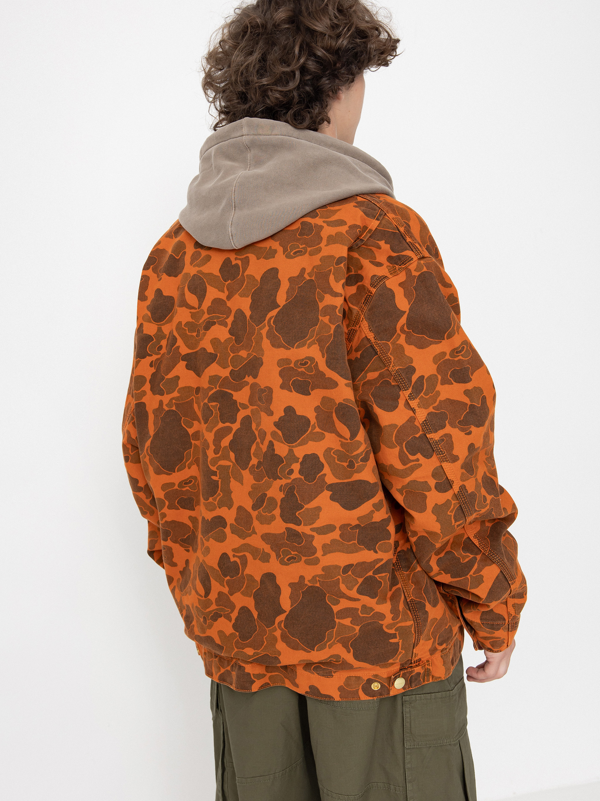 Куртка Carhartt WIP Duck Detroit (camo duck/green/turmeric)