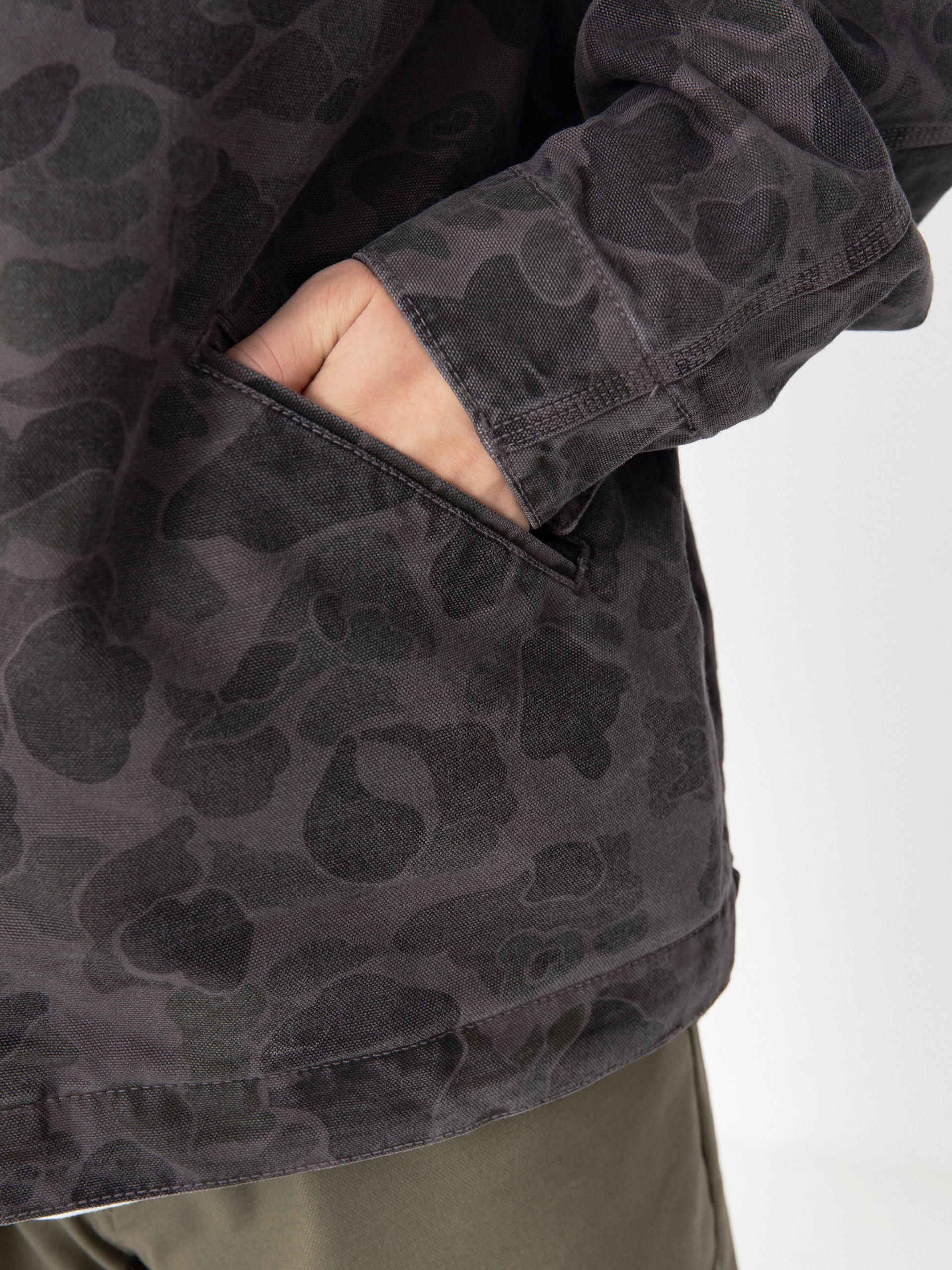 Куртка Carhartt WIP Duck Detroit (camo duck/green/graphite)