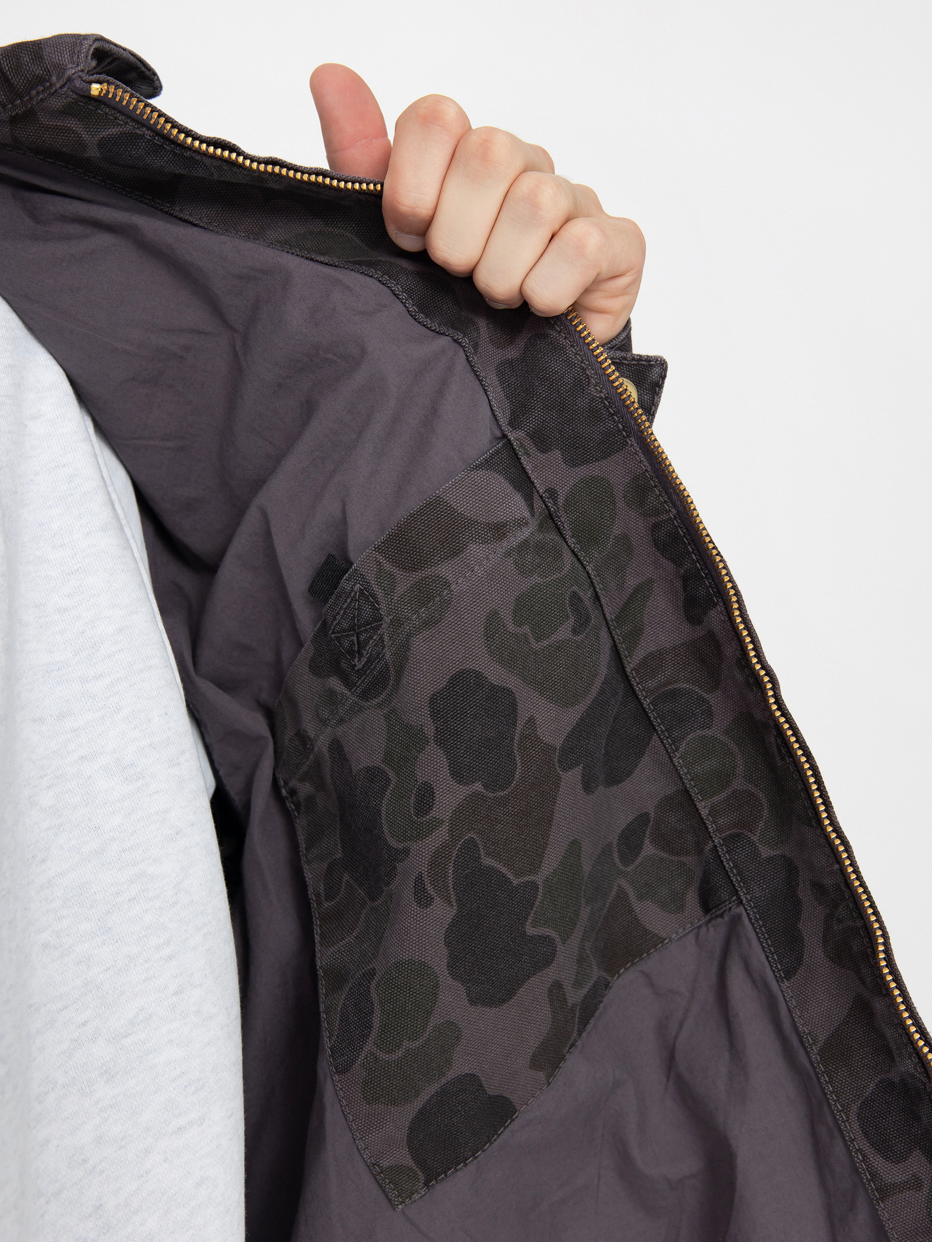 Куртка Carhartt WIP Duck Detroit (camo duck/green/graphite)