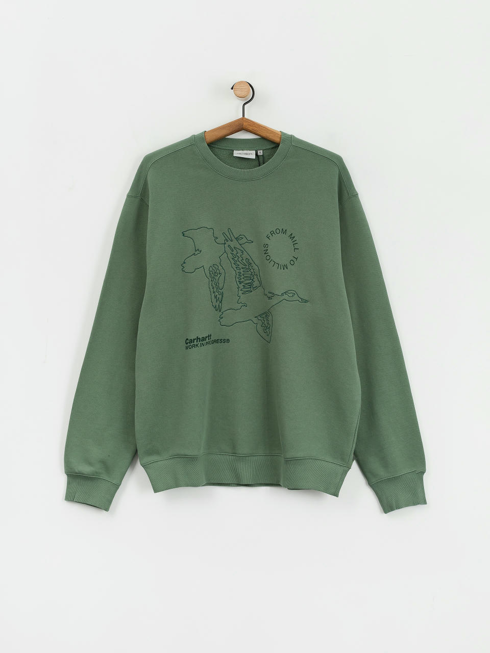 Світшот Carhartt WIP Flying Ducks (duck green)