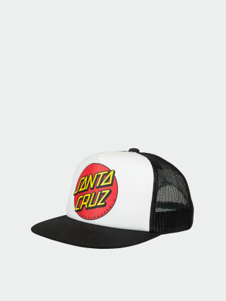 Кепка Santa Cruz Classic Dot Snapback (white/black/red)