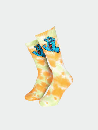  Шкарпетки Santa Cruz Screaming Hand Tie Dye (washed apricot tie dye)