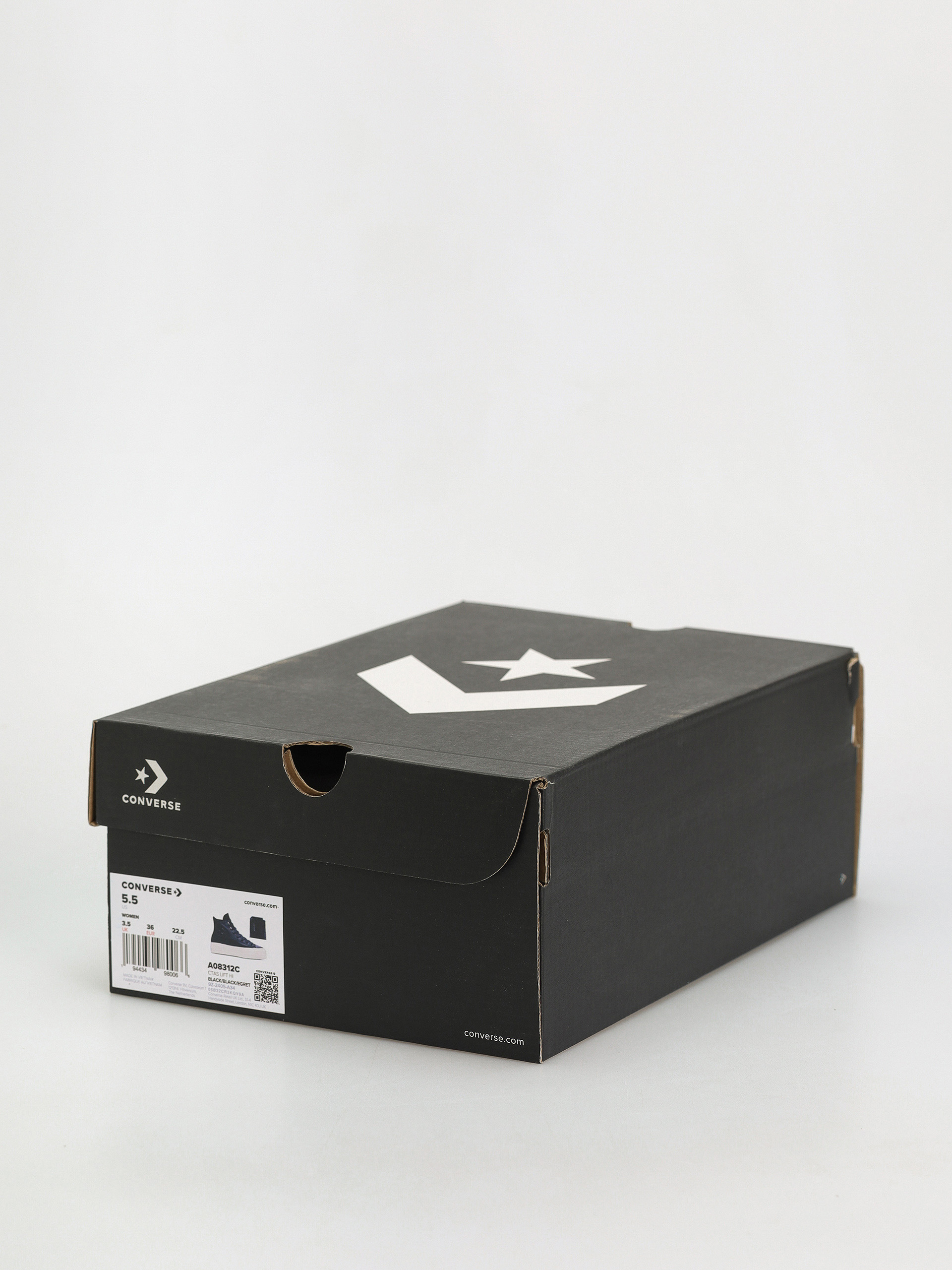 Кеди Converse Chuck Taylor All Star Lift Hi Wmn (black/black/egret)