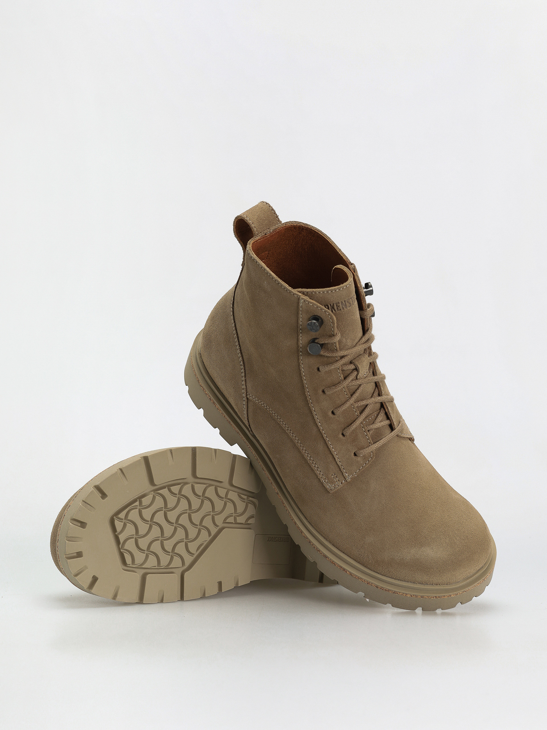 Взуття Birkenstock Highwood Lace Mid Suede Leather Regular (taupe)