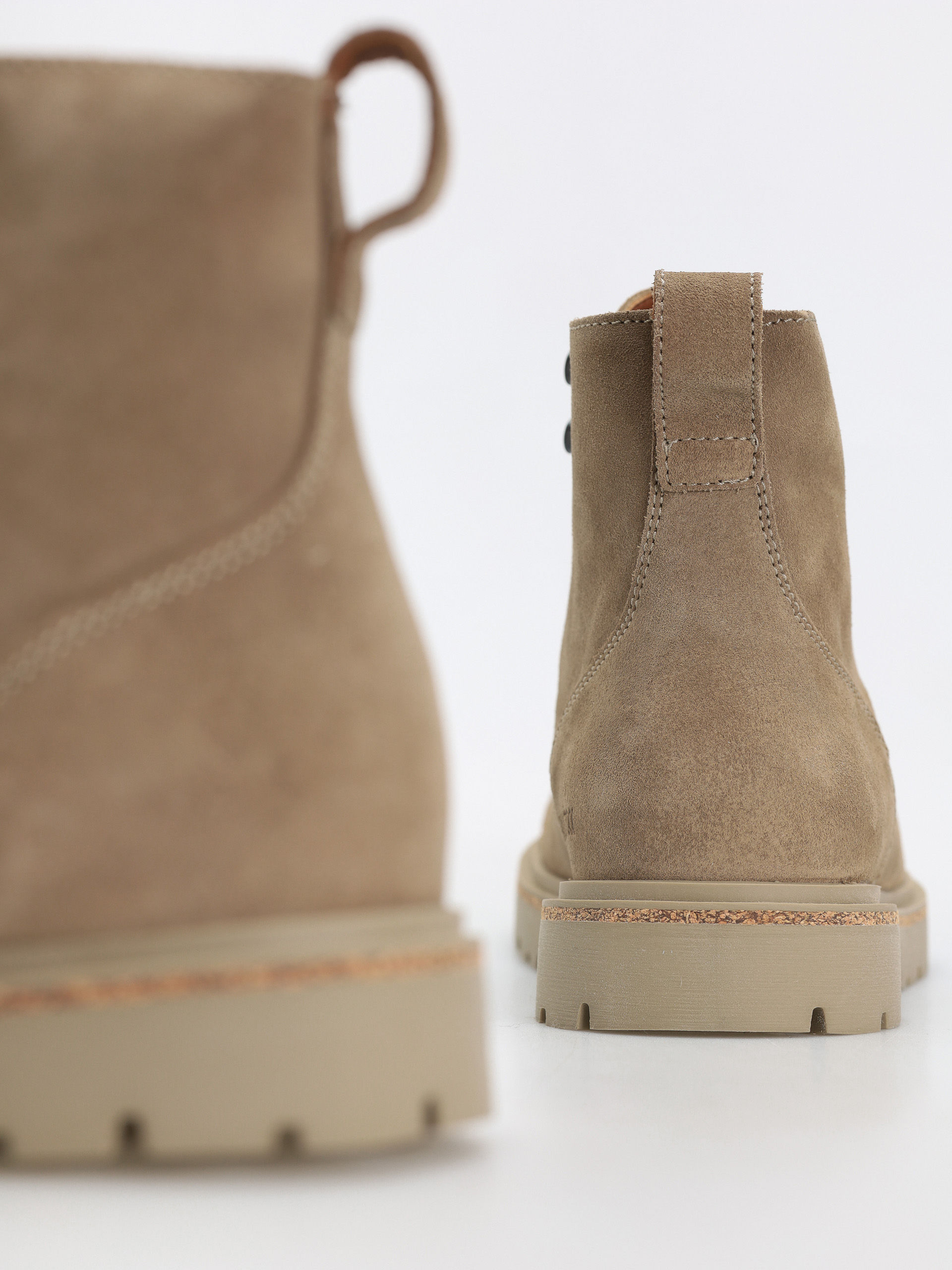 Взуття Birkenstock Highwood Lace Mid Suede Leather Regular (taupe)