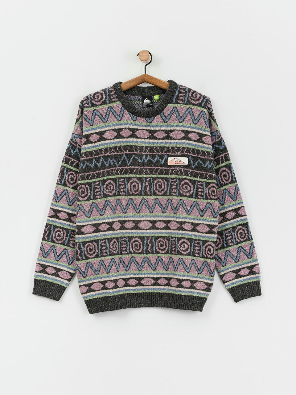 Светр Quiksilver Purple Vision (grape shake heritage stripe 64)