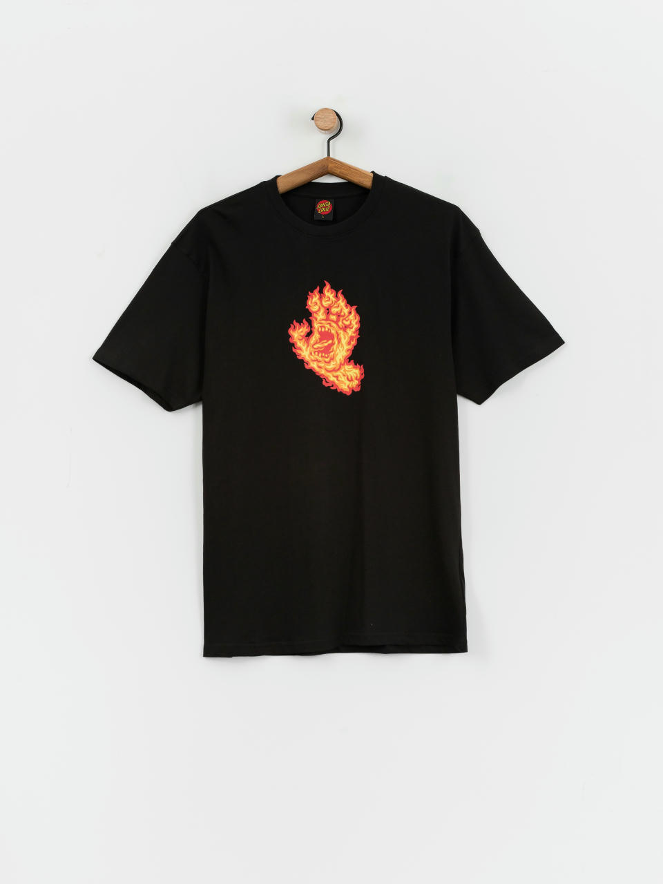 Футболка Santa Cruz Flame Hand (black)