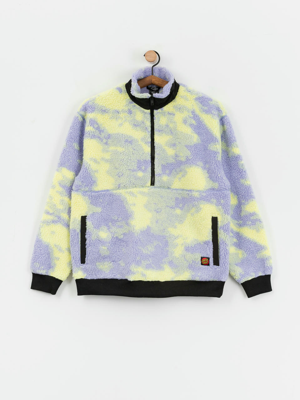 Куртка Santa Cruz Astra Sherpa Fleece Wmn (purple/yellow tie dye)