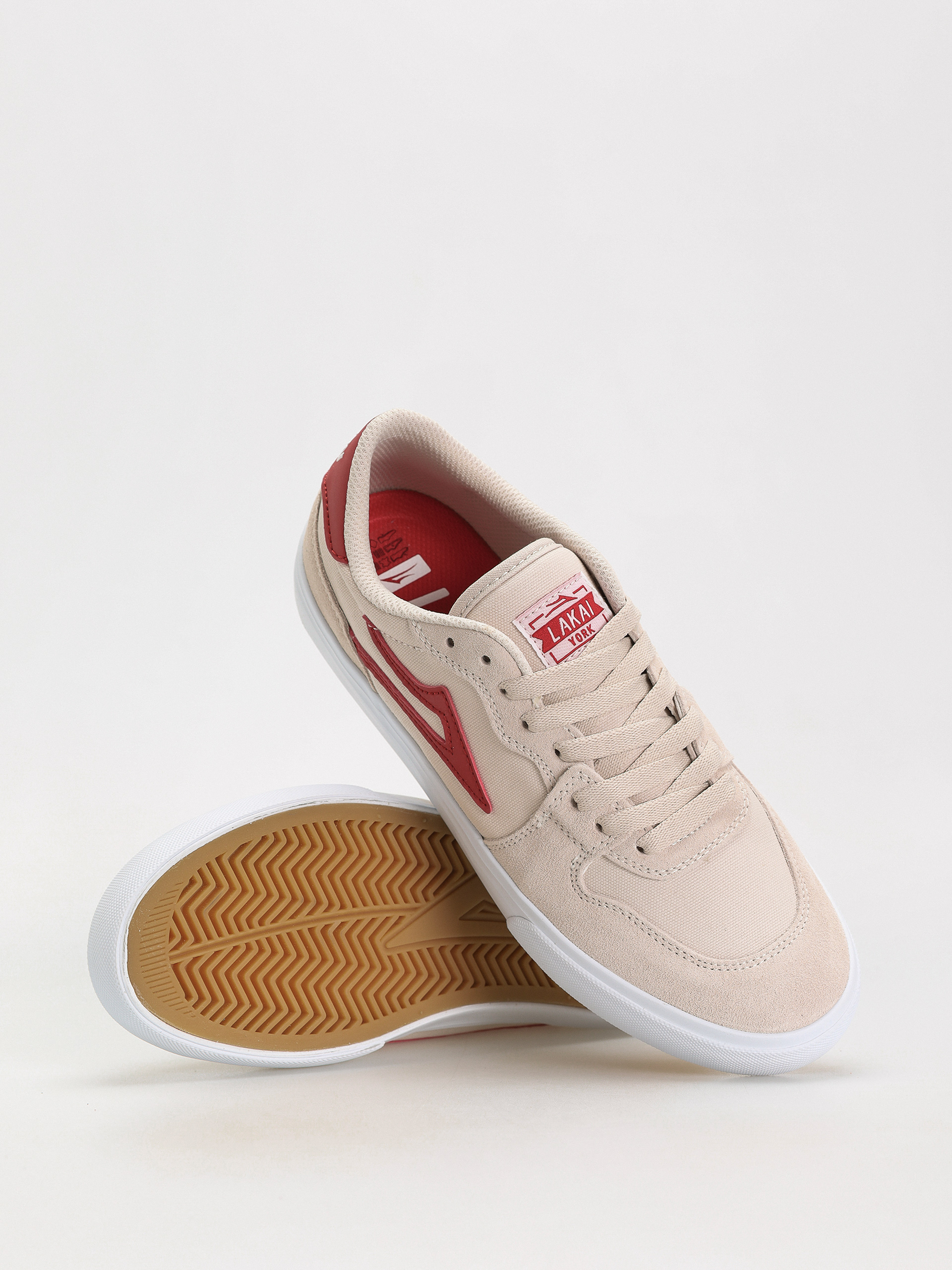 Взуття Lakai York (white red)