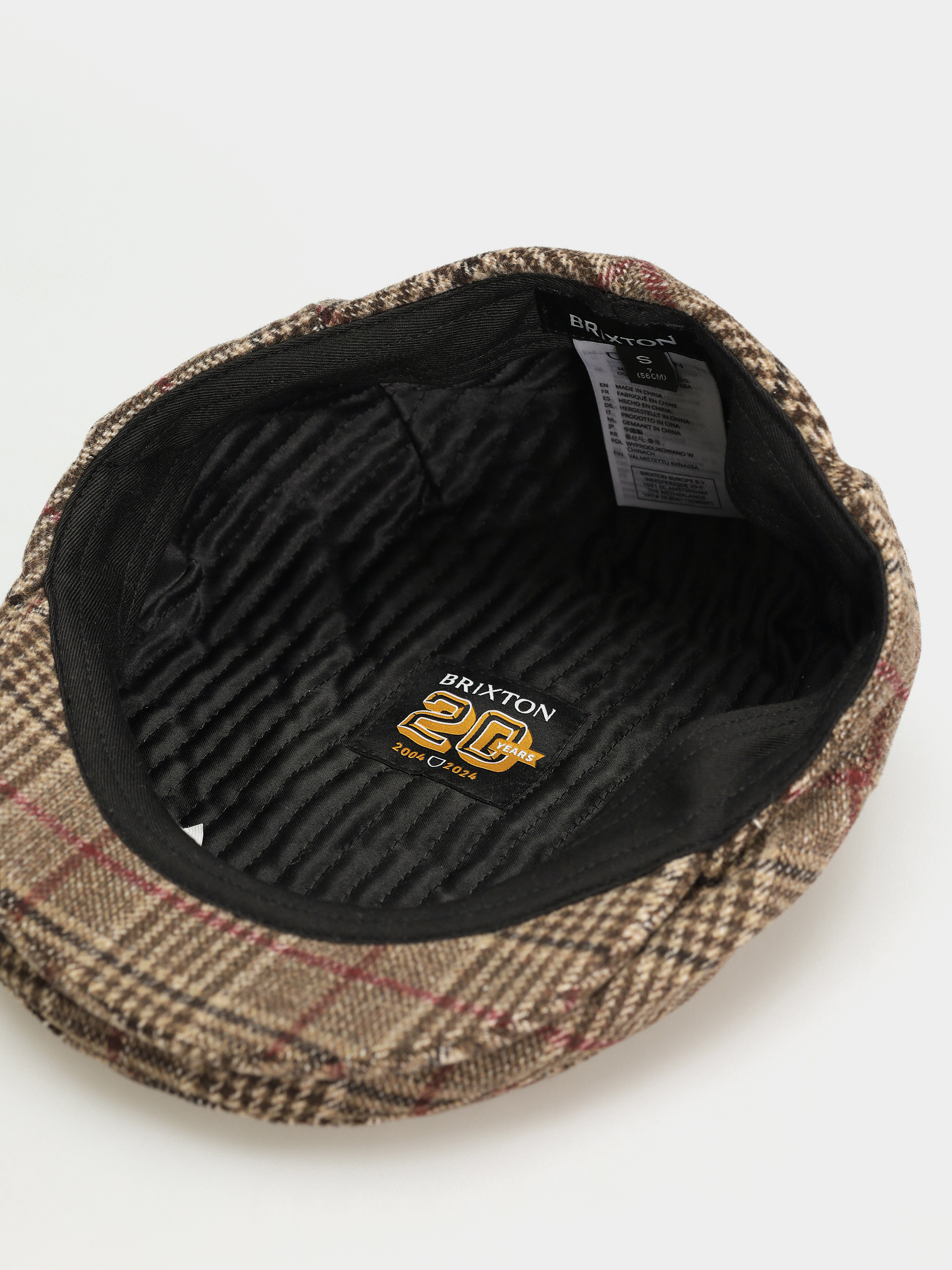 Кепка Brixton 20Th Anniversary Hooligan Snap (brown plaid)
