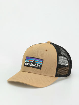 Кепка Patagonia P 6 Logo Trucker (grayling brown)