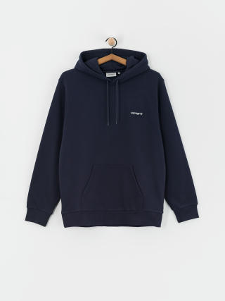 Худі Carhartt WIP Script Embroidery HD (air force blue/white)