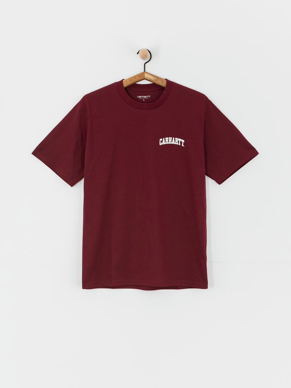 Футболка Carhartt WIP University Script (malbec/white)