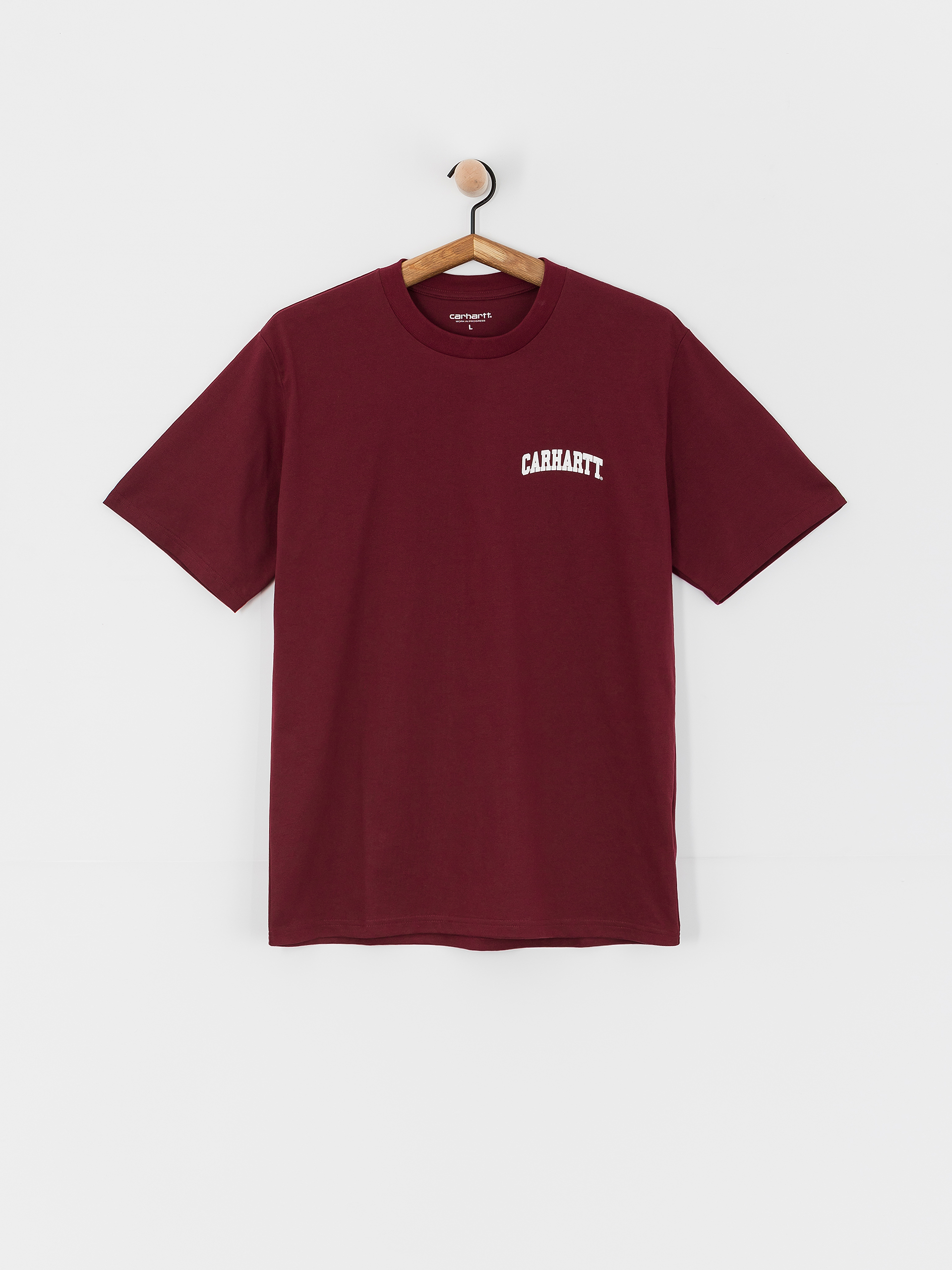 Футболка Carhartt WIP University Script (malbec/white)