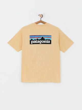 Футболка Patagonia P 6 Logo Responsibili (beeswax tan)