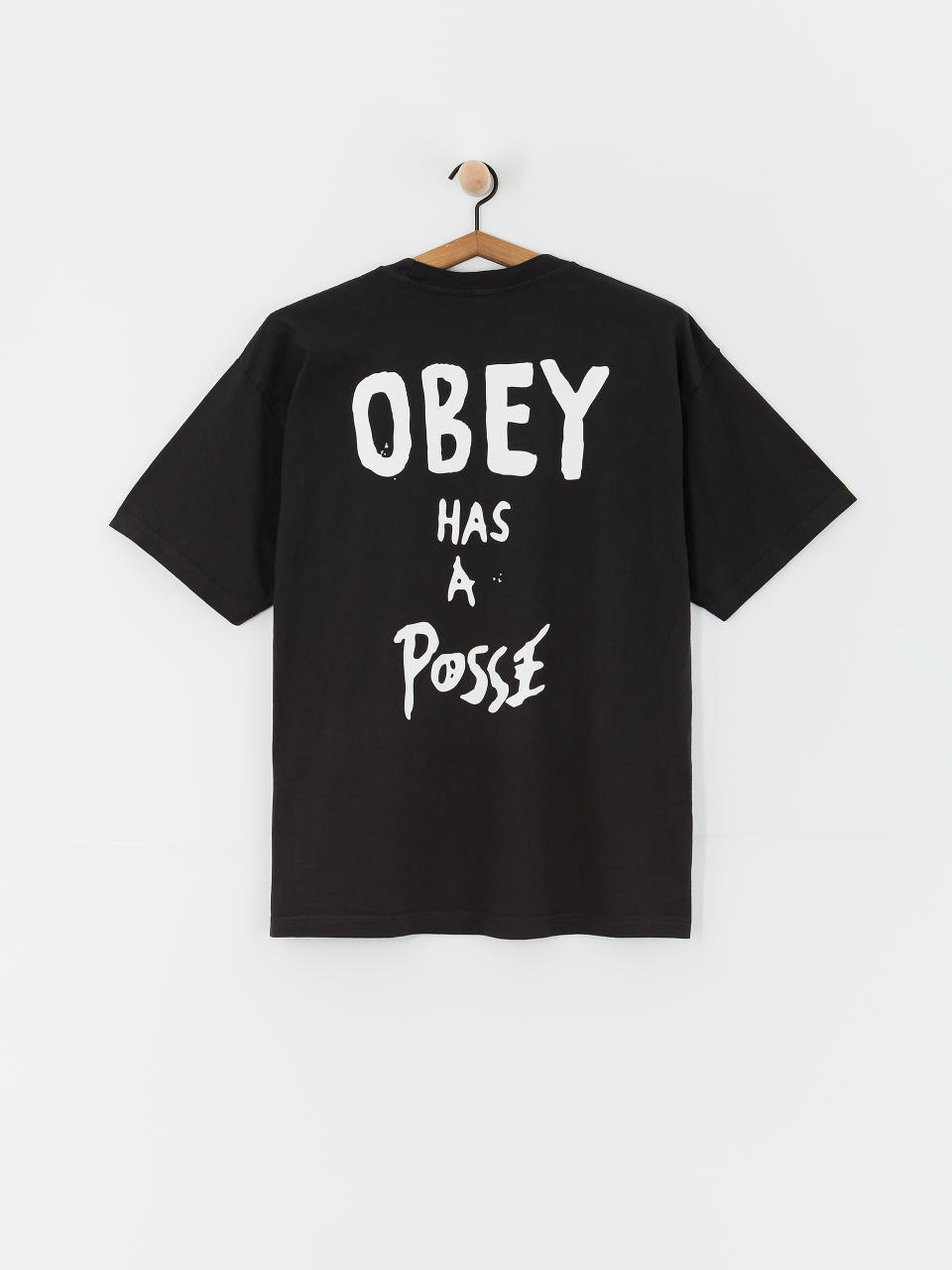 Футболка OBEY Has A Posse (vintage black)