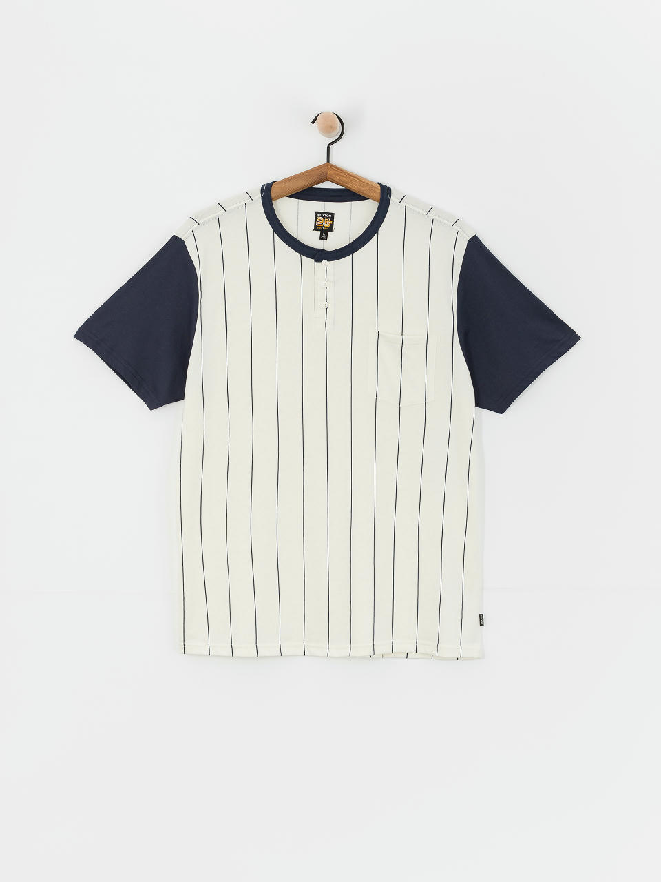 Футболка Brixton 20Th Anniversary Detroit Pkt (off white/washed navy)