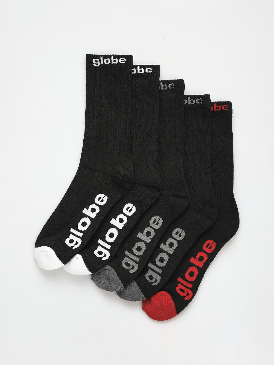  Шкарпетки Globe Og 5 Pack (black/assorted)