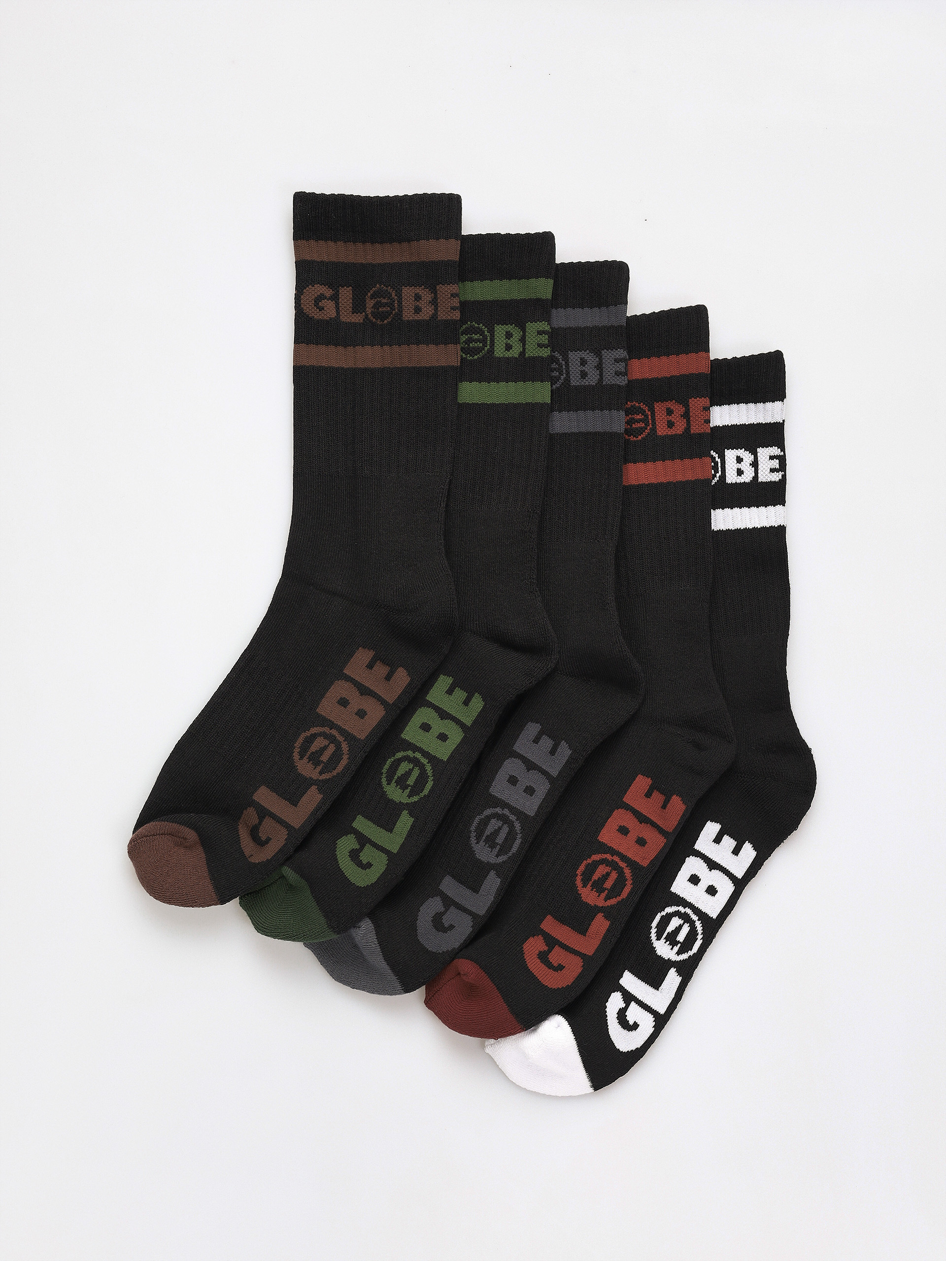 Шкарпетки Globe Tilt Hi Crew 5 Pack