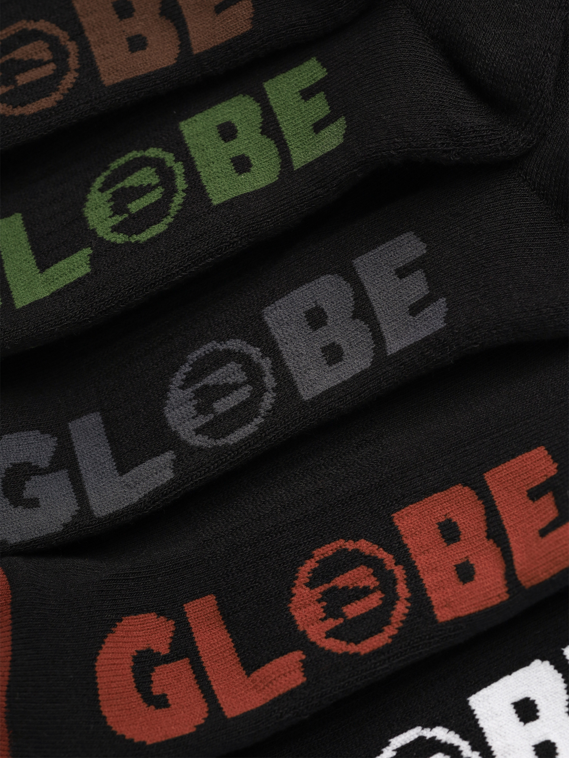  Шкарпетки Globe Tilt Hi Crew 5 Pack (black/assorted)