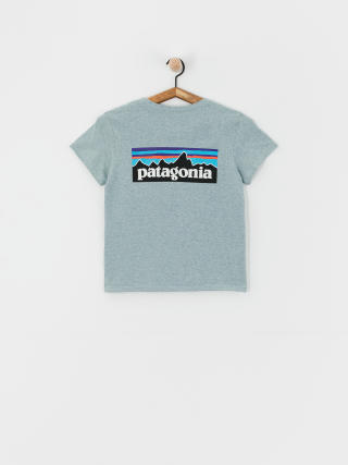 Футболка Patagonia P-6 Logo Responsibili Wmn (thermal blue)