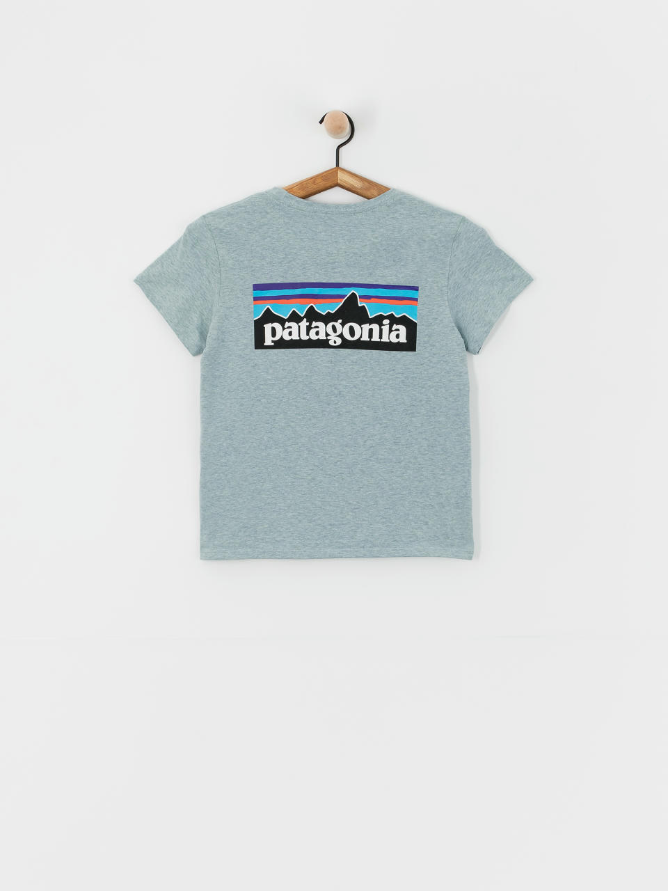 Футболка Patagonia P-6 Logo Responsibili Wmn (thermal blue)