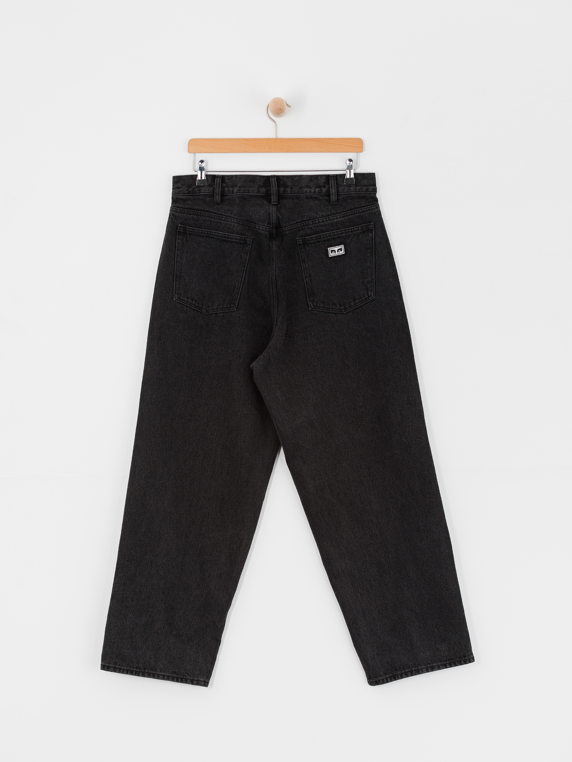Штани OBEY Bigwig Baggy Denim (faded black)
