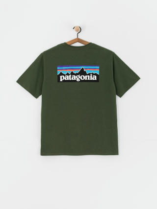 Футболка Patagonia P 6 Logo Responsibili (torrey pine green)