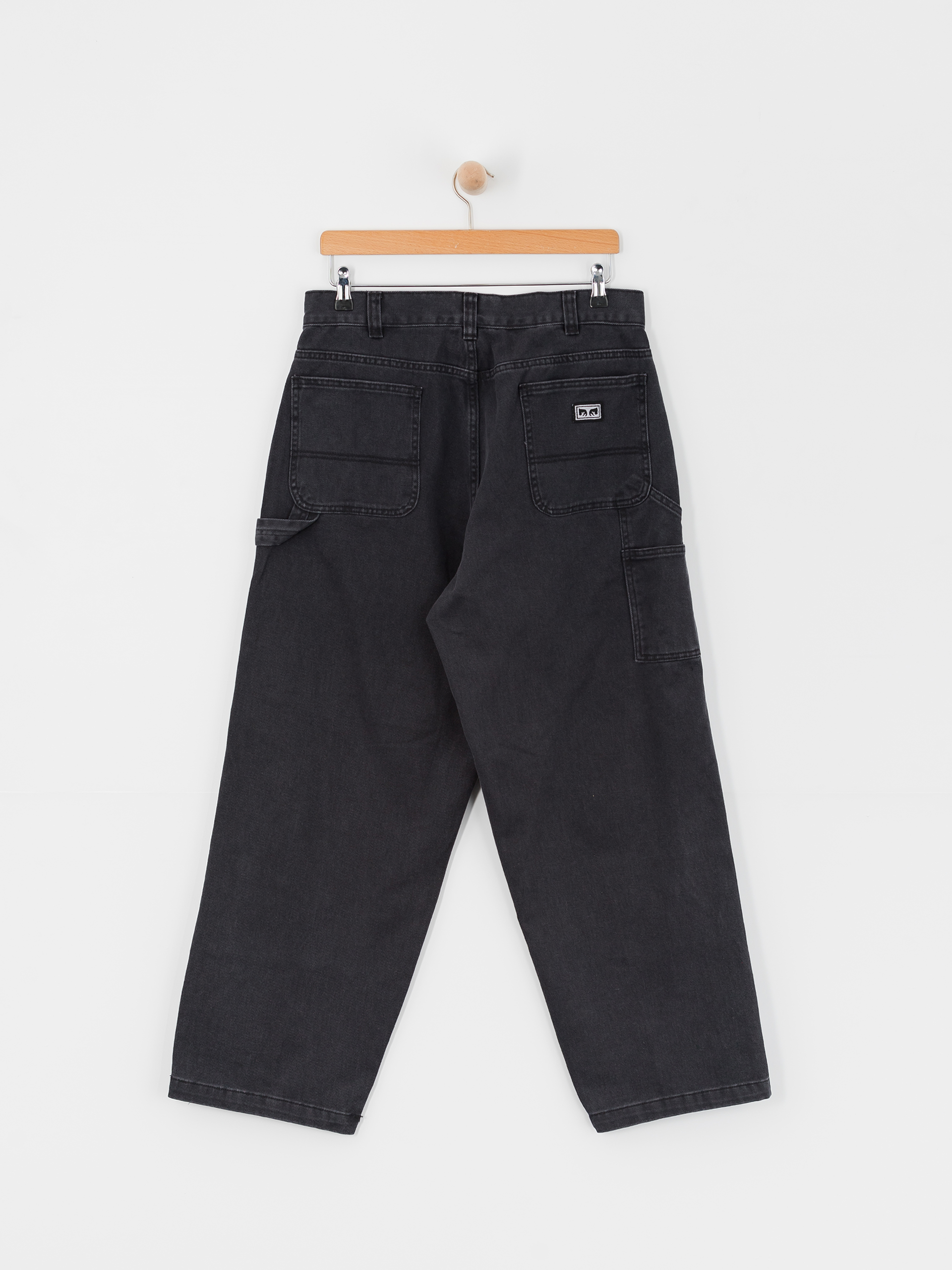 Штани OBEY Bigwig Denim Carpenter (black faded wash)