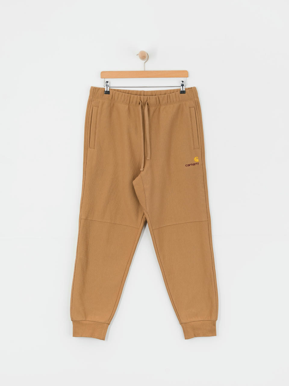 Штани Carhartt WIP American Script Jogging (peanut)