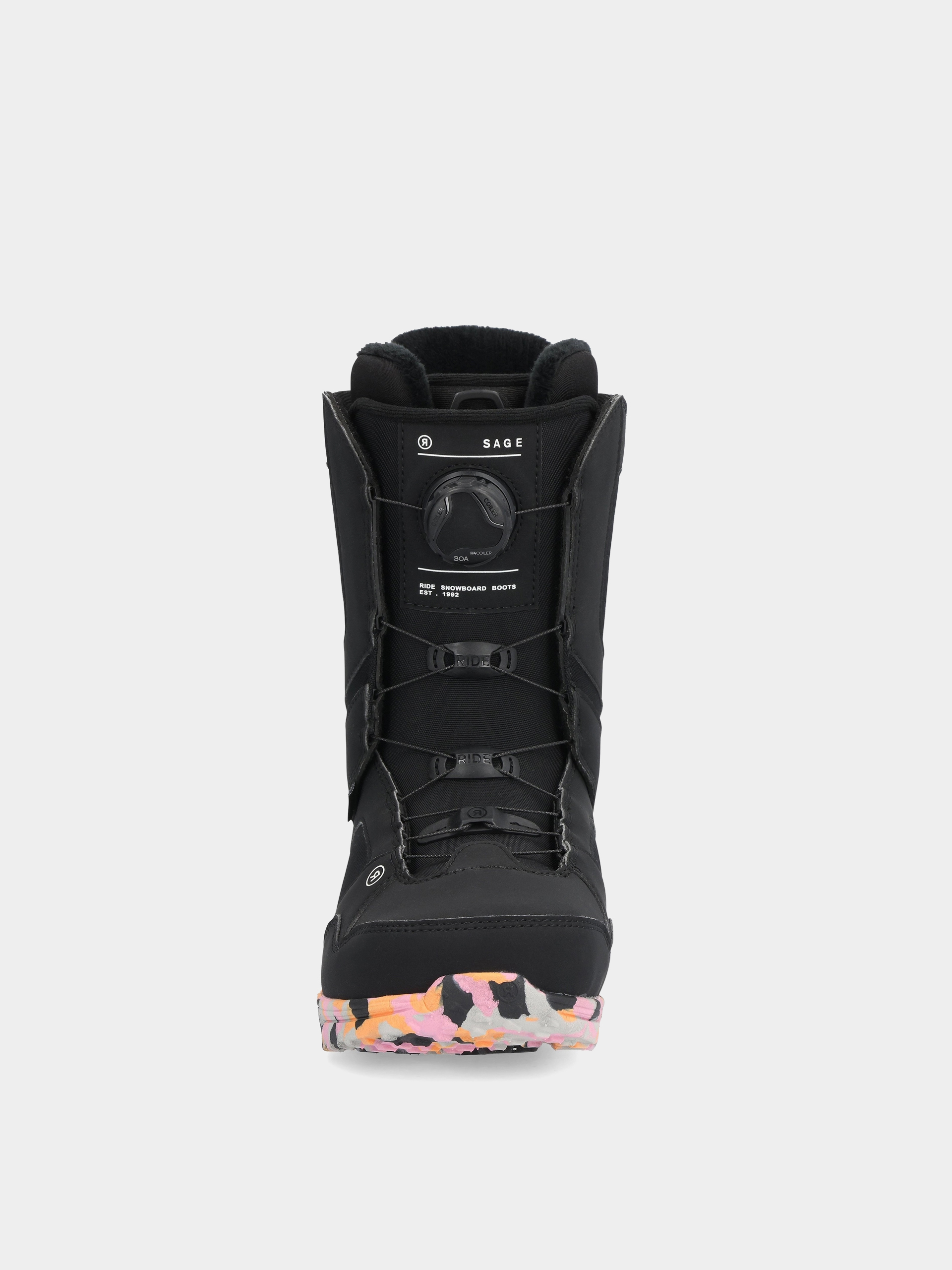 Черевики сноубордичні Ride Sage Wmn - чорний (black)