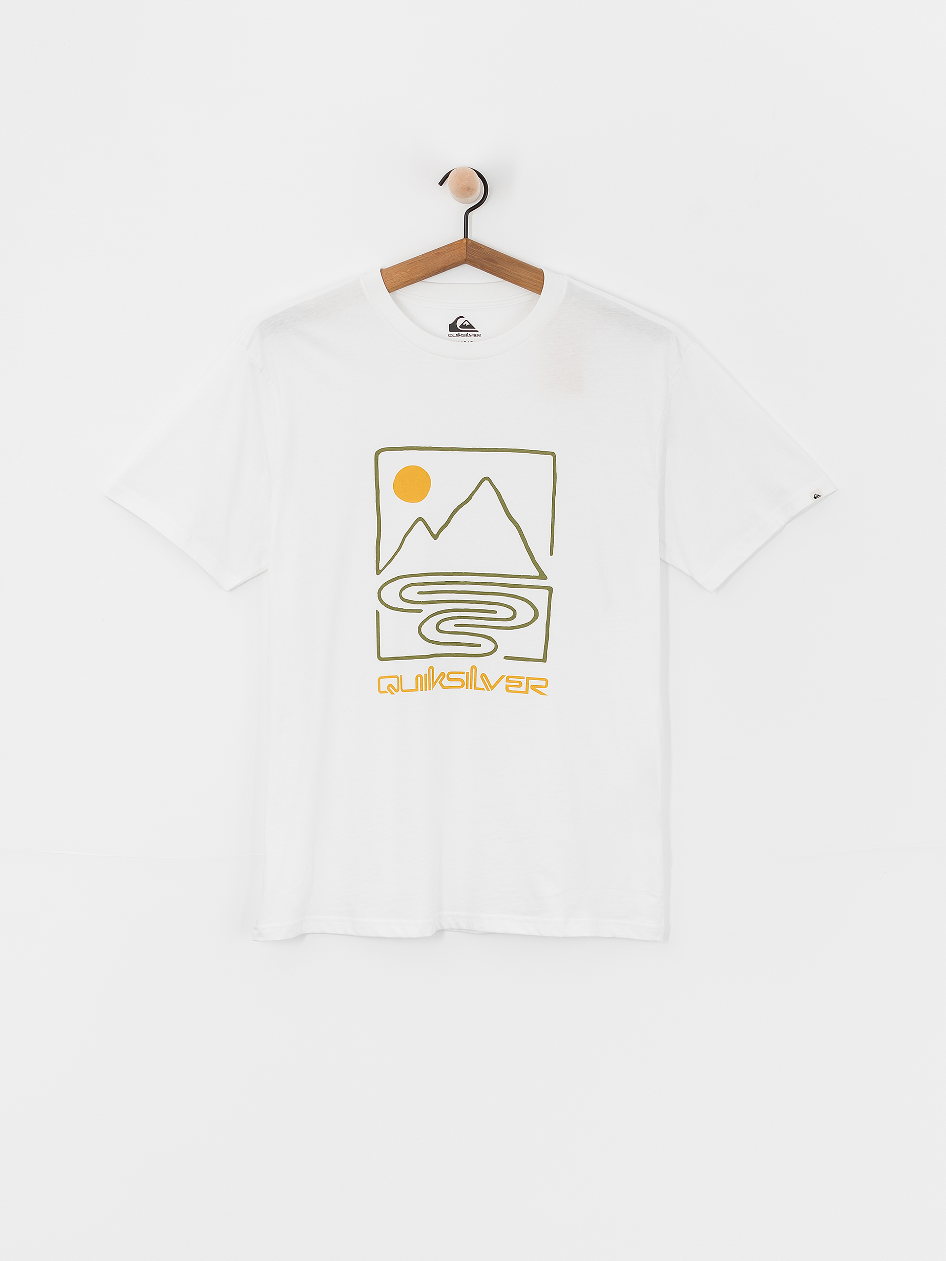 Футболка Quiksilver Qs Outline Mountains (white)