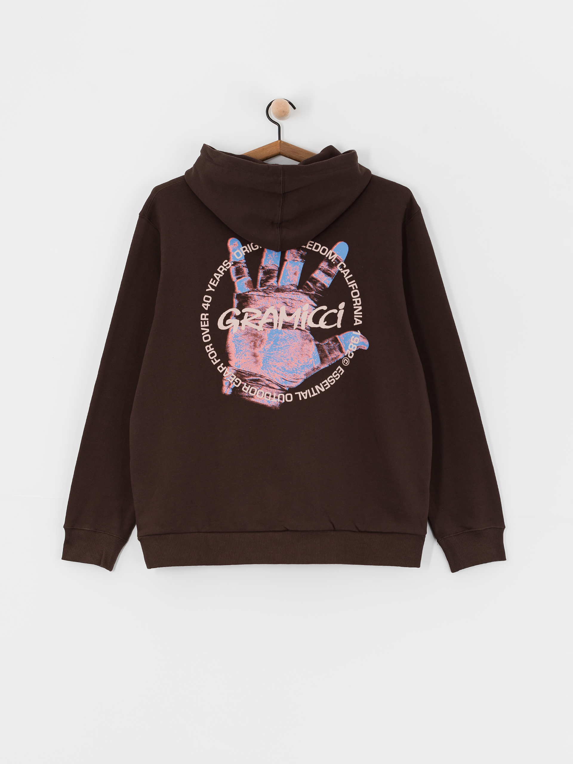 Худі Gramicci Climber’S Hand HD (dark brown)