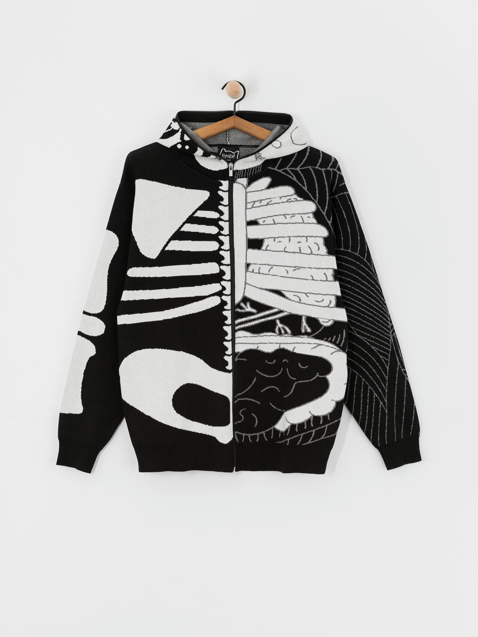 Худі RipNDip Skelly Nerm Knit HD (black/white)