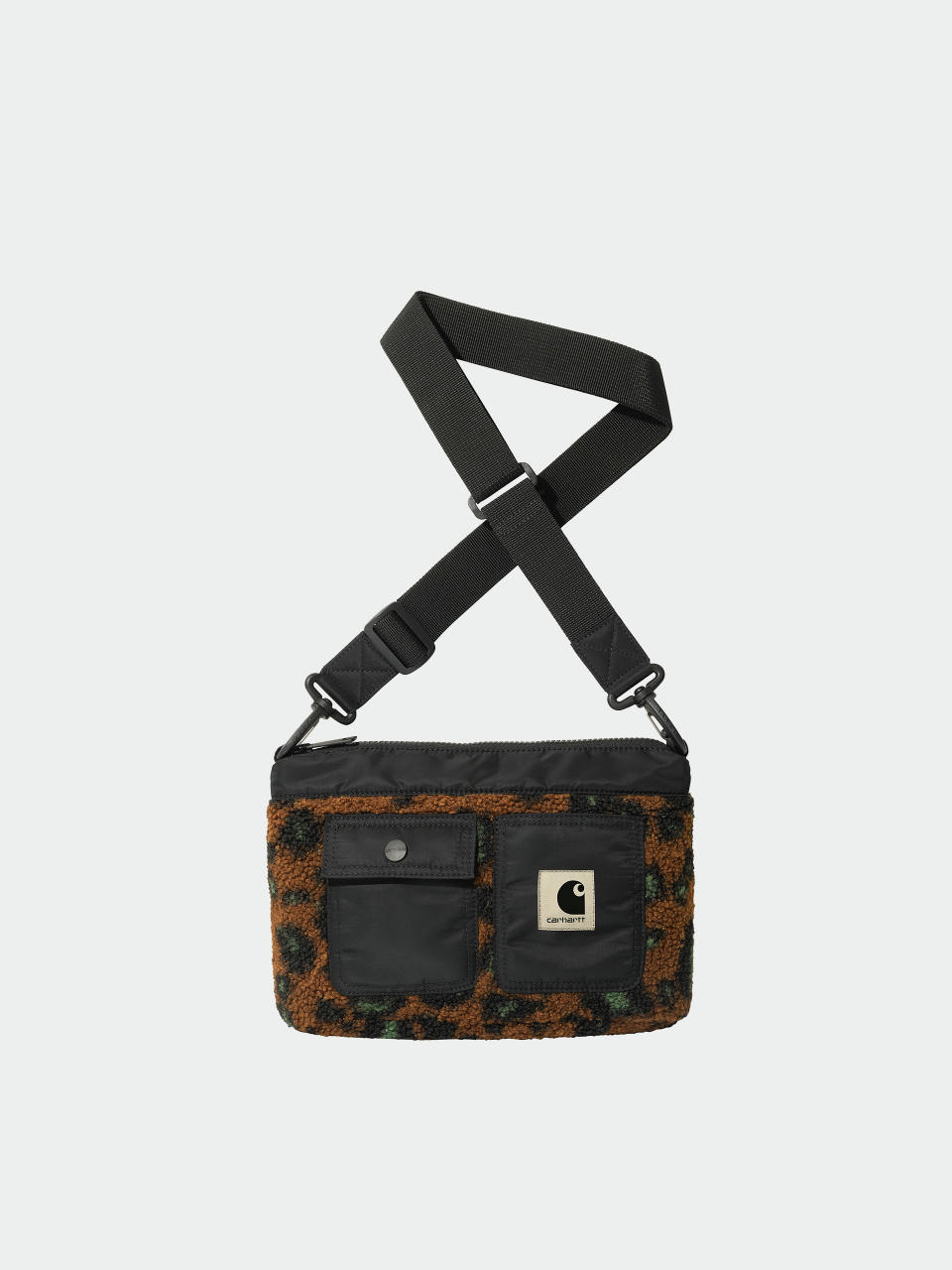 Сумка Carhartt WIP Orla Strap Bag (camo leo jacquard/tamarind/black)