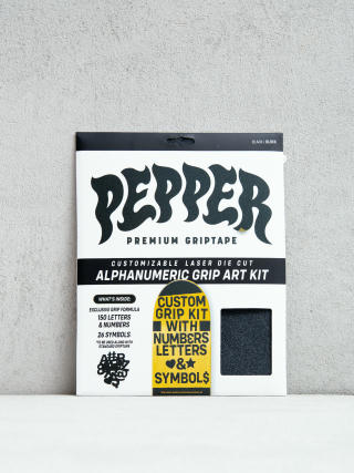 Наждак Pepper_Griptape Alphanumeric (black)