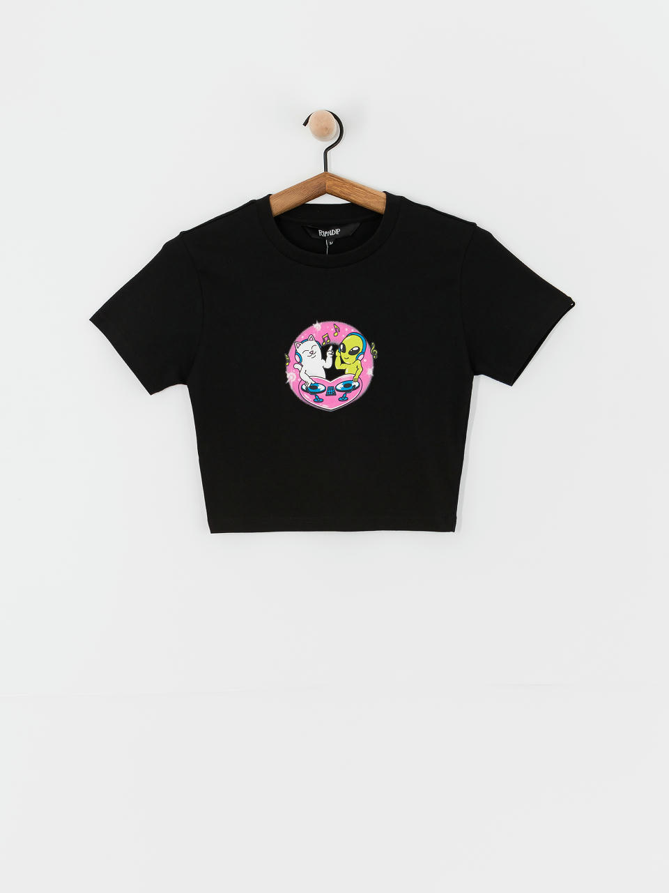 Футболка RipNDip Love Is Ripndip Cropped Baby (black)