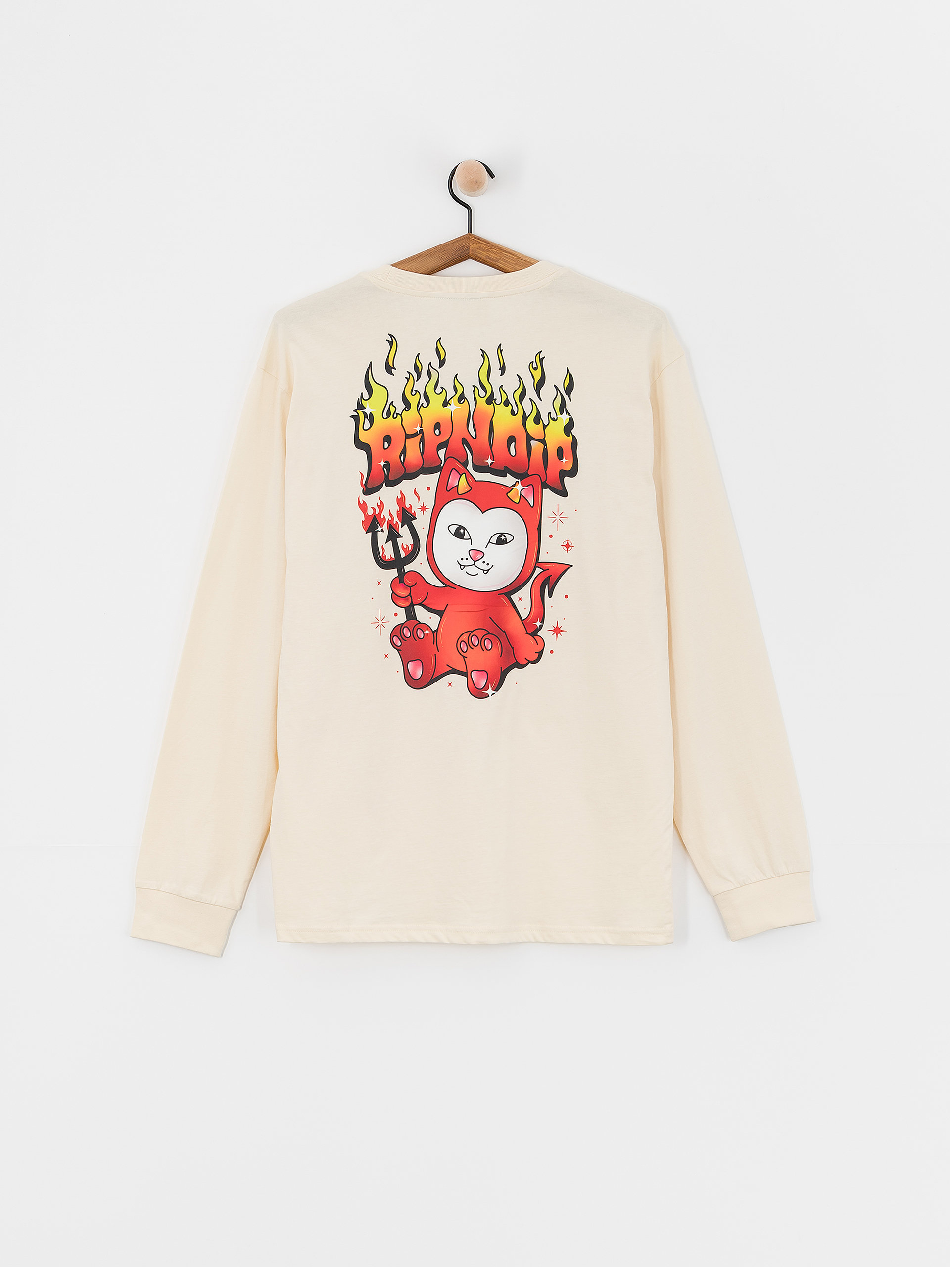 Лонгслів RipNDip Scary Cute (natural)
